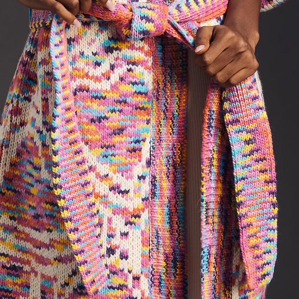 FARM Rio Colorful Knit Women's Sweater size Small - Picture 4 of 6